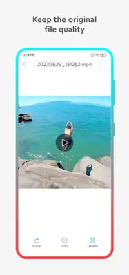 Reverse Video And Audio android App screenshot 0